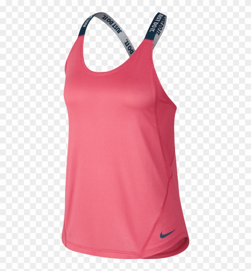 Nike Women's Dry Tank Elastika Sea Coral/blue Force - Nike Tank Gray And Sea Coral #834169