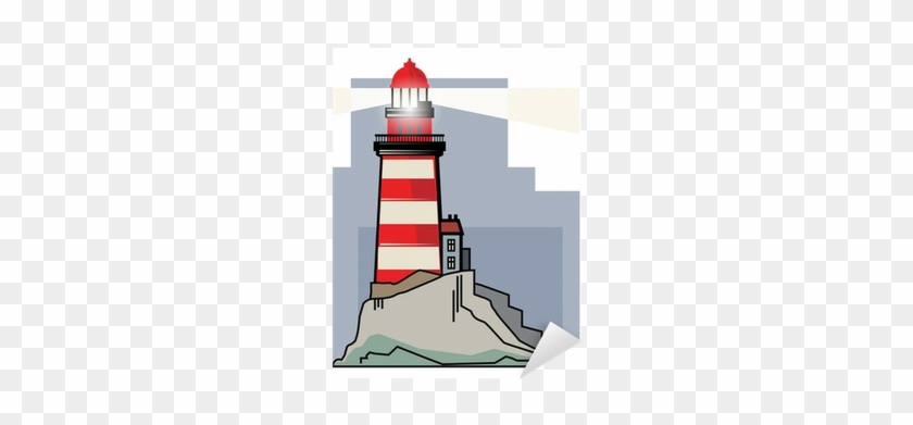 Sticker Phare, Illustration Vectorielle • Pixers® - Radio Mayak #834218