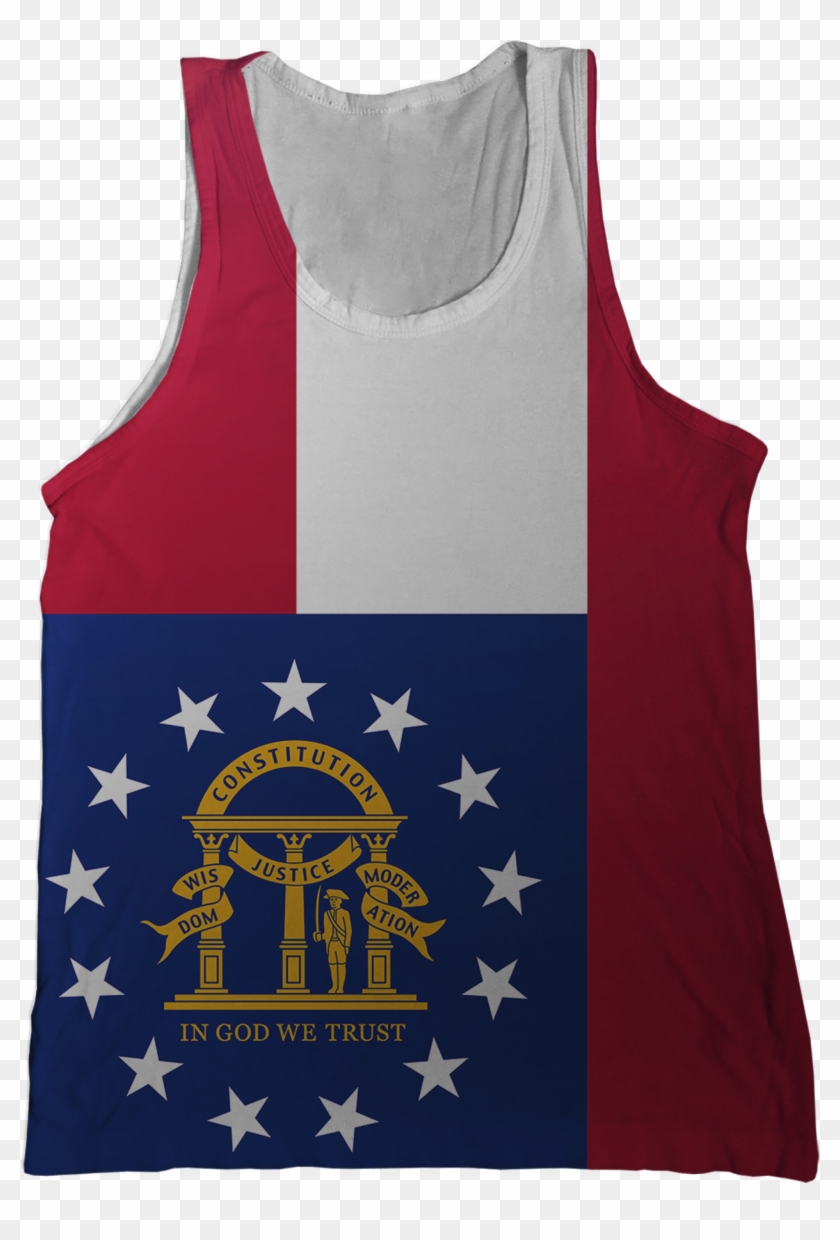 Georgia State Flag Tank Top - Georgia State Flag Decal #834232