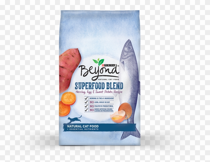 Beyond Grain Free Ocean Whitefish Egg Recipe Dry Cat - Purina Beyond Natural Dry Cat Food, Superfood Blend, #834273