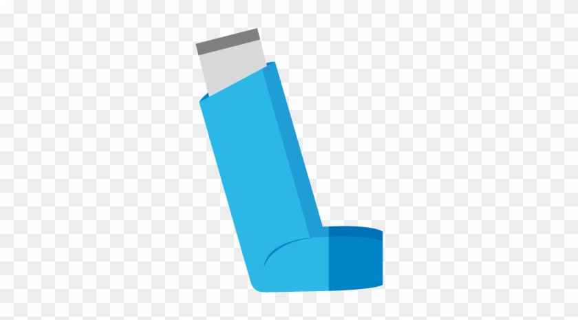 Inhaler - Blue Inhaler Clipart #834341