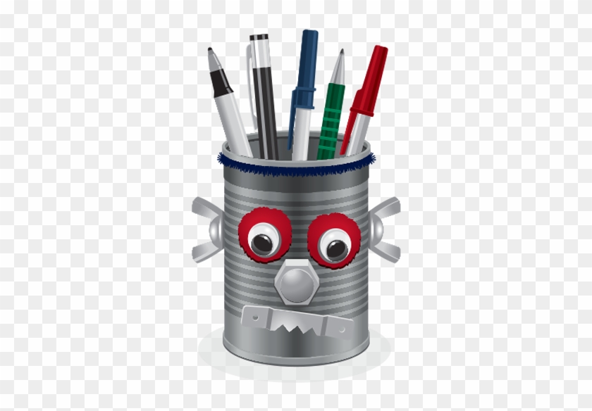 Build A Bot Pencil Holder - Craft #834343