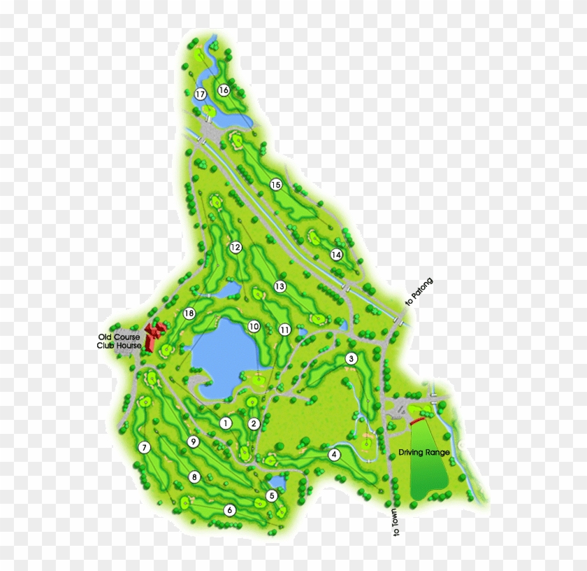 18 Hole Old Course Layout Phuket Country Club - Phuket Province #834405