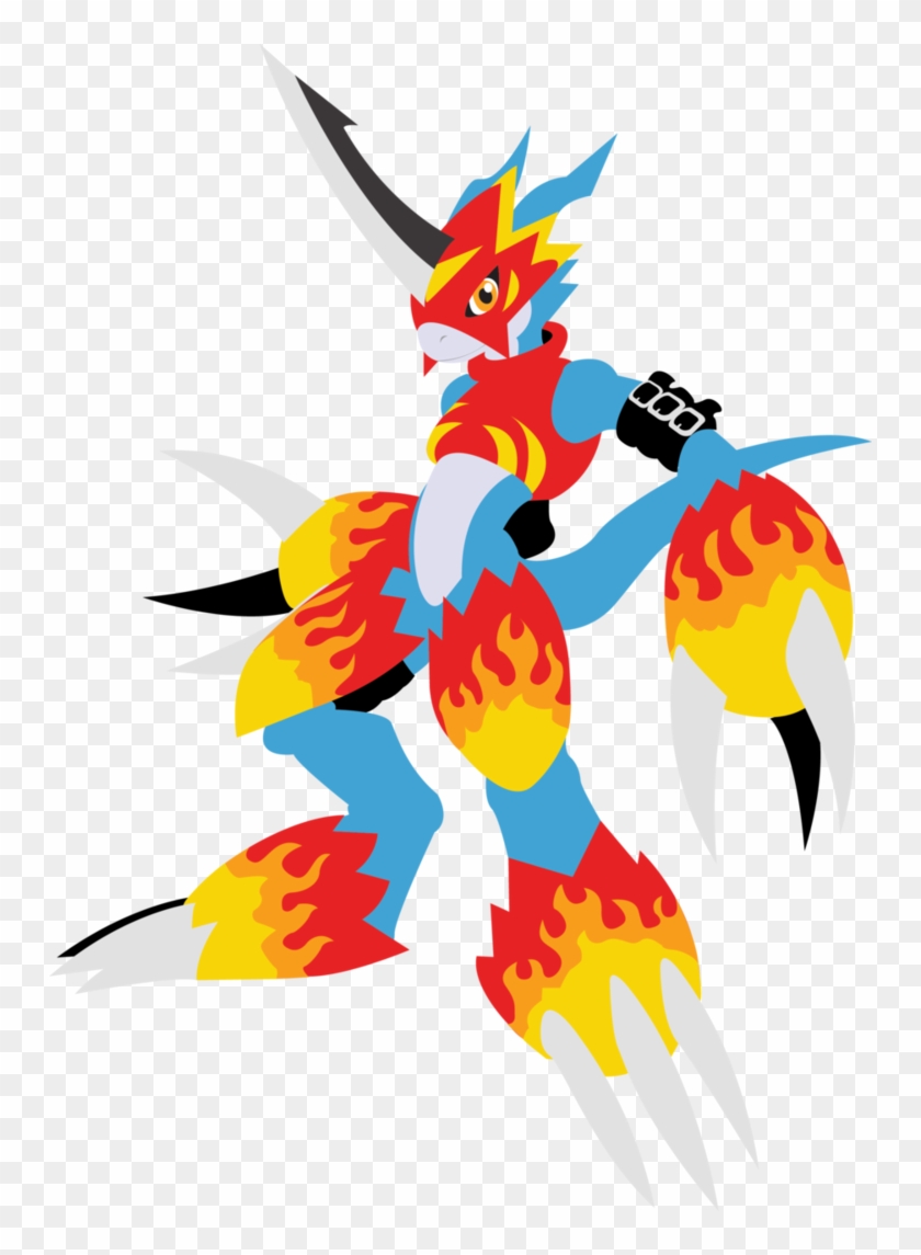 Flamedramon By Qorter Flamedramon - Flamedramon #834514