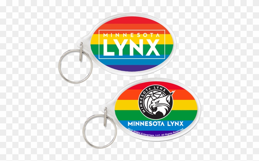 Minnesota Lynx Pride Keychain - Minnesota Lynx #834528