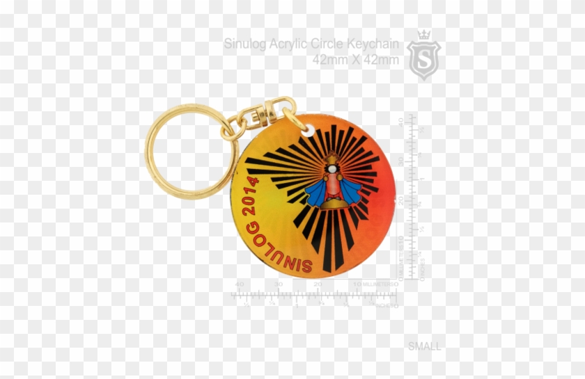 Sinulog Acrylic Circle Keychain 42mm - Keychain #834555