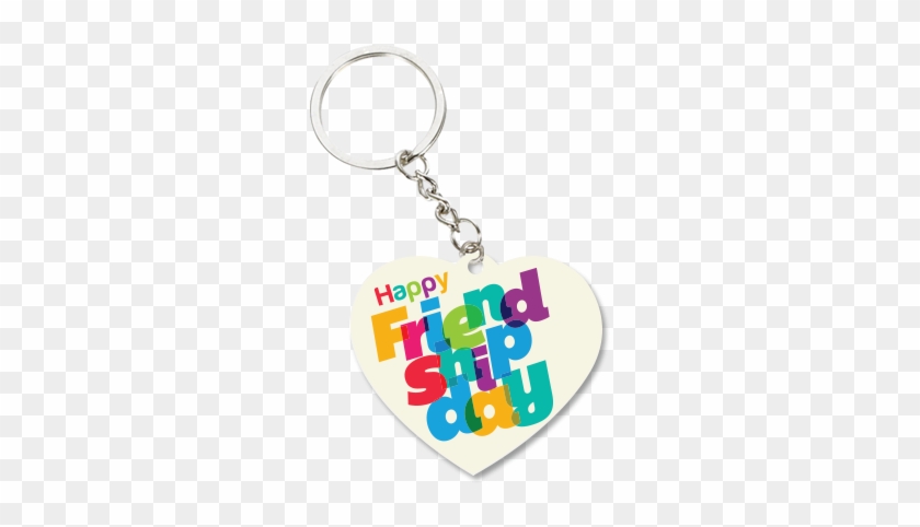 Awesome White Heart Key Chain - Friendship Day #834578