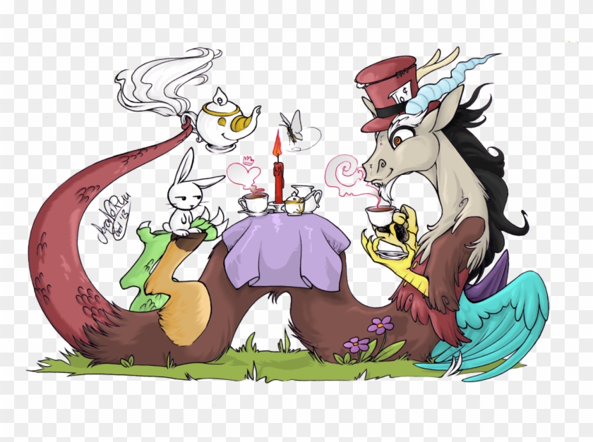 Alice In Wonderland, Angel Bunny, Artist - My Little Pony: Friendship Is Magic #834711