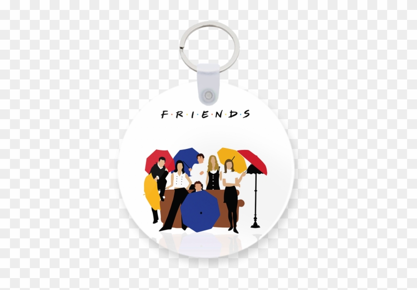 Friends Printed Keychain - 5'x7'area Rug #834734