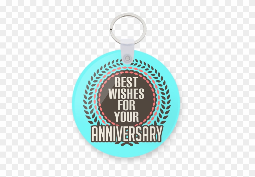 Anniversary Printed Keychain - Laurel Wreath #834786