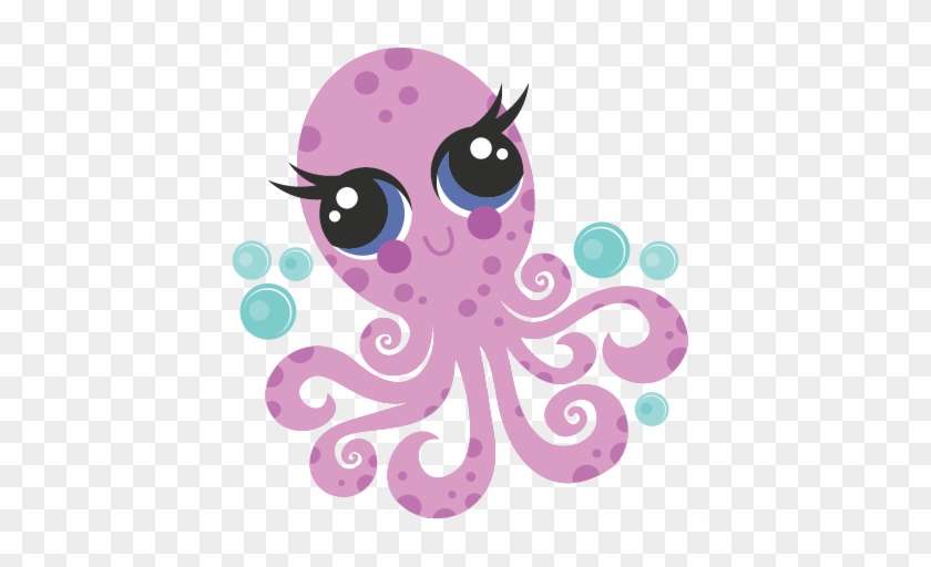 Octopus Svg Scrapbook Cut File Cute Clipart Files For - Scalable Vector Graphics #834859