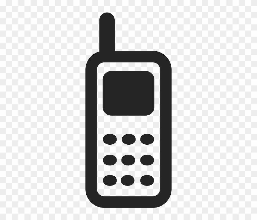 Cell Mobile, Phone, Cell - Mobile Phone Icon Vector Png #834923