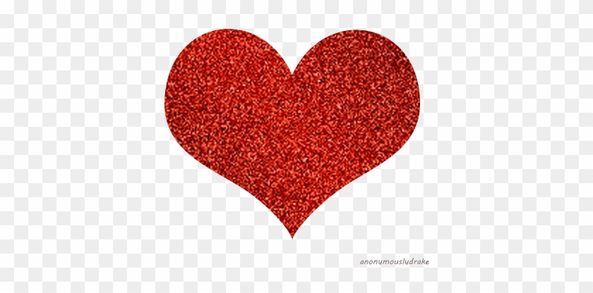 Valentines Day Love In Paris Gif - Red Glitter Heart Clipart #834956