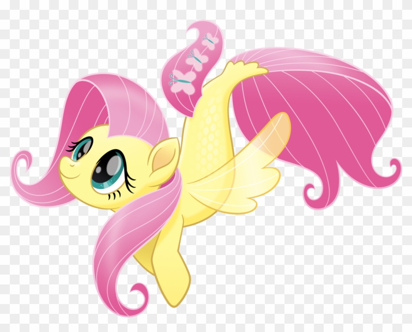 Absurd Res, Fluttershy, My Little Pony - My Little Pony Seapony #835028