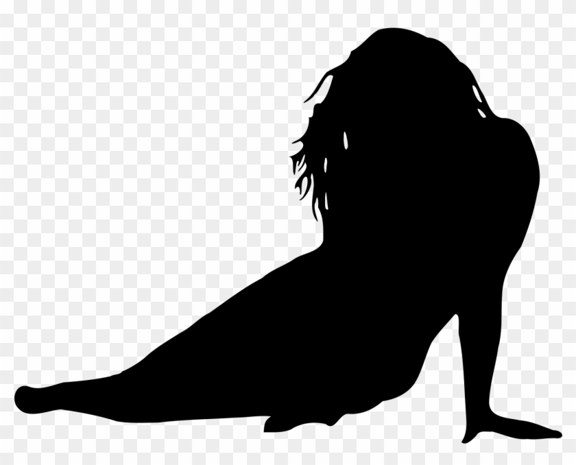 Medium Image - Scary Woman Silhouette Png #835076