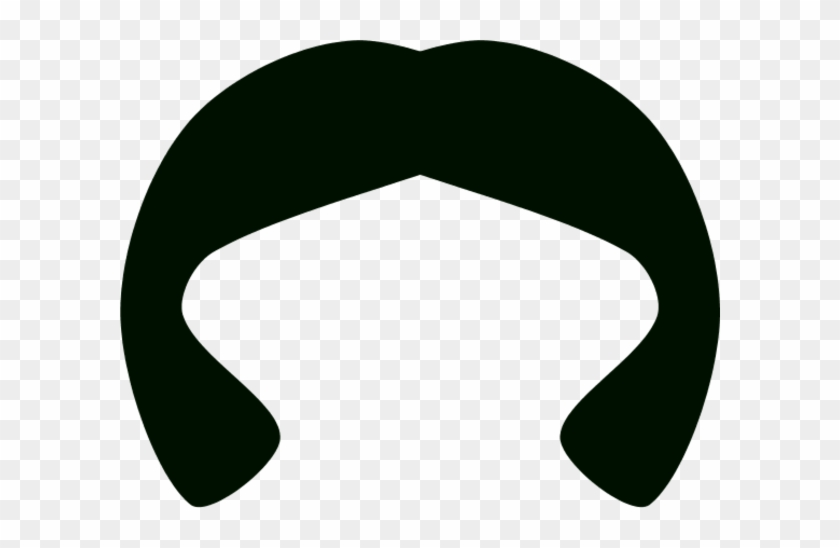 Hair Silhouette Clip Art Clipart - Black Hair Clip Art #835087