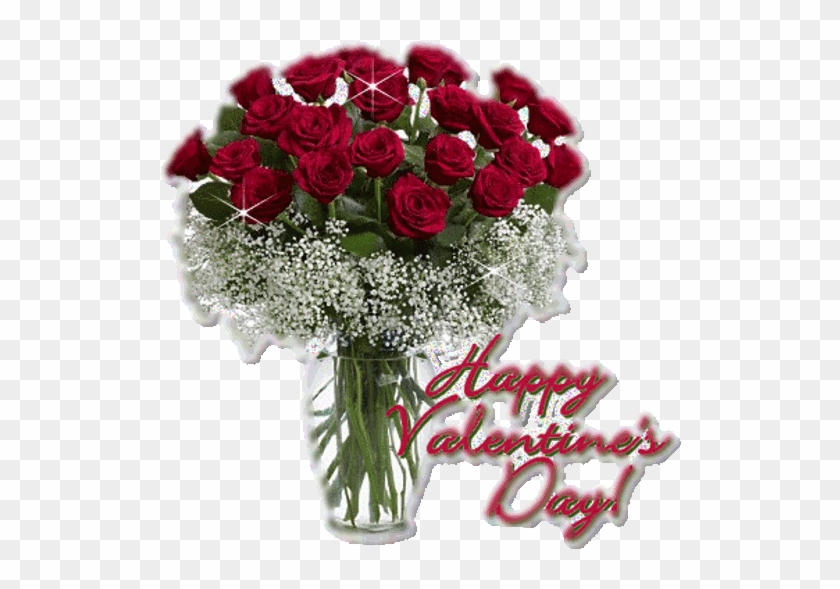 Animated Sparkling Valentine Roses In A Vase - 2 Dozen Long Stem Roses #835089