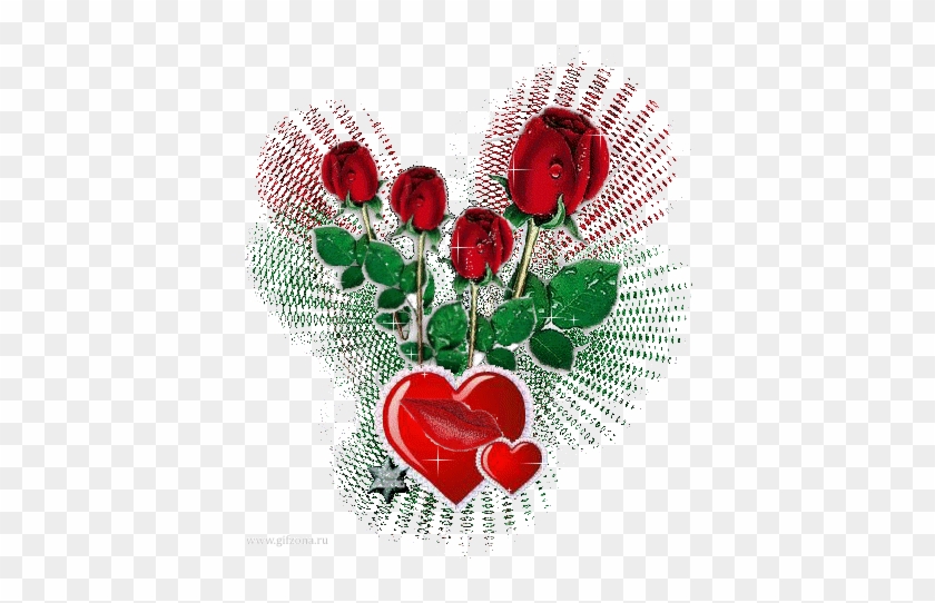 Avatare Animate Pentru Ziua Indragostitilor Valentines - Roses And Hearts #835093