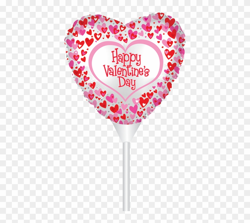 Top 5 Valentine's Day Gift Ideas To Get Your Girlfriend - 17" Happy Valentine's Day Dancing Hearts Foil Balloon #835099