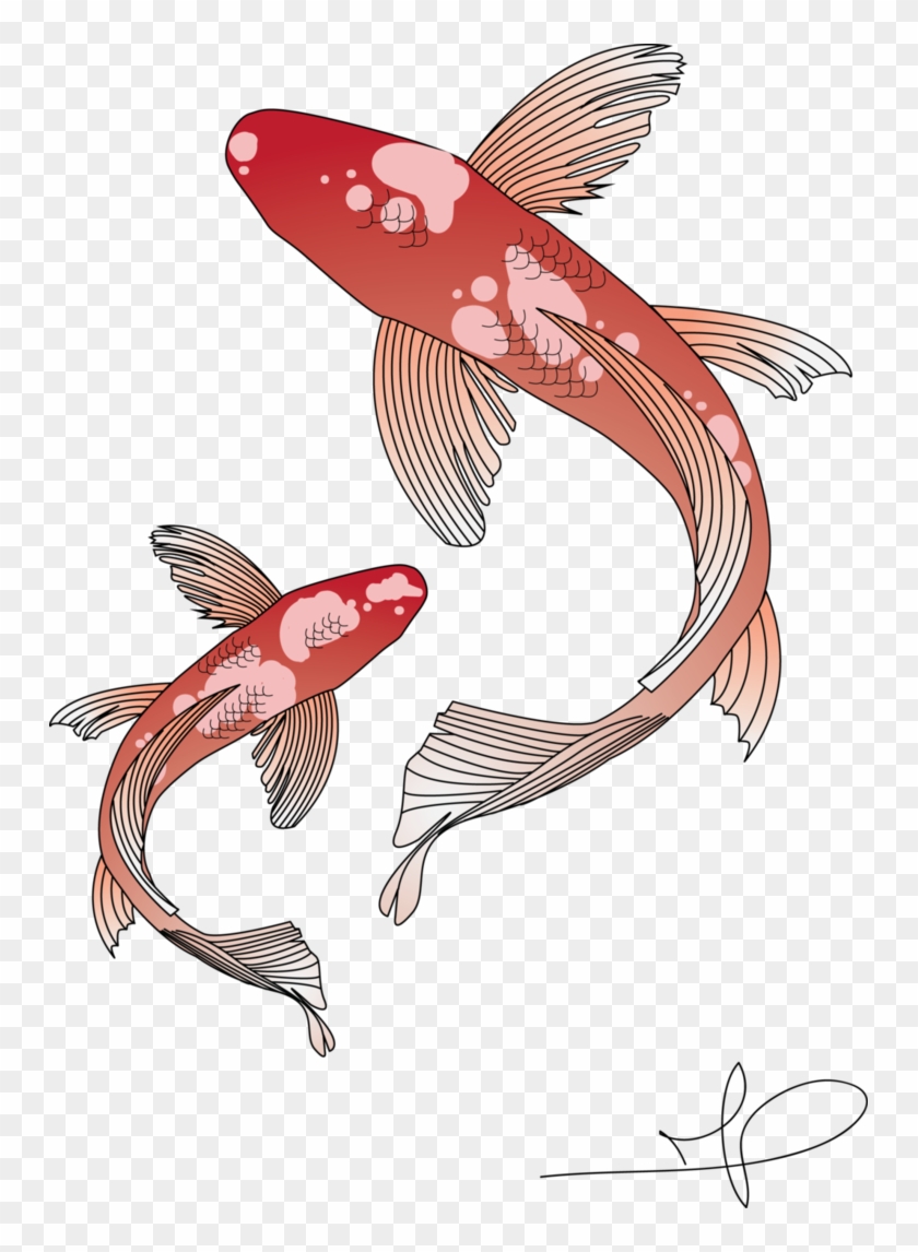 Koi Fish By Azanaya - Koi Fish Transparent #835312