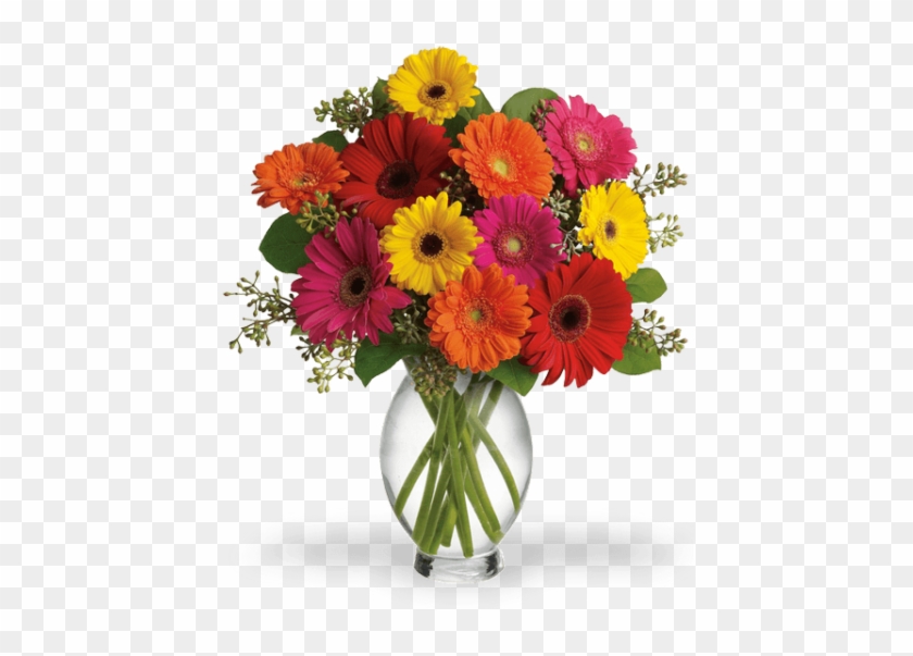 Bouquet Di Gerbere Colorate - Happy Anniversary Aunt & Uncle #835435