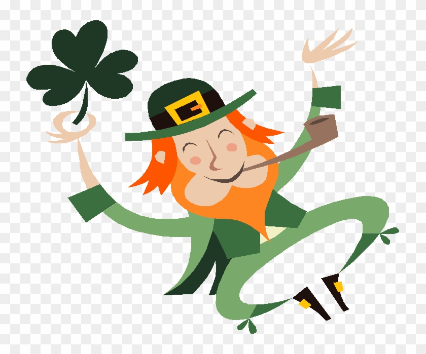 Dancing Leprechaun Clipart - St Patrick's Day #835499