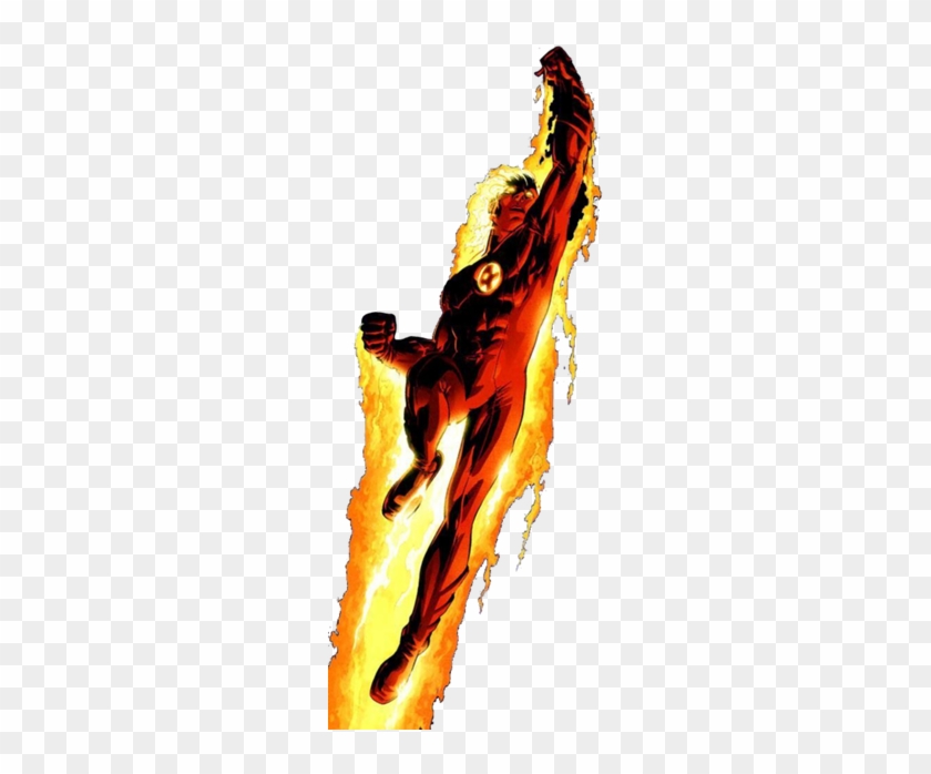 No Caption Provided - Fantastic Four Human Torch Png #835525