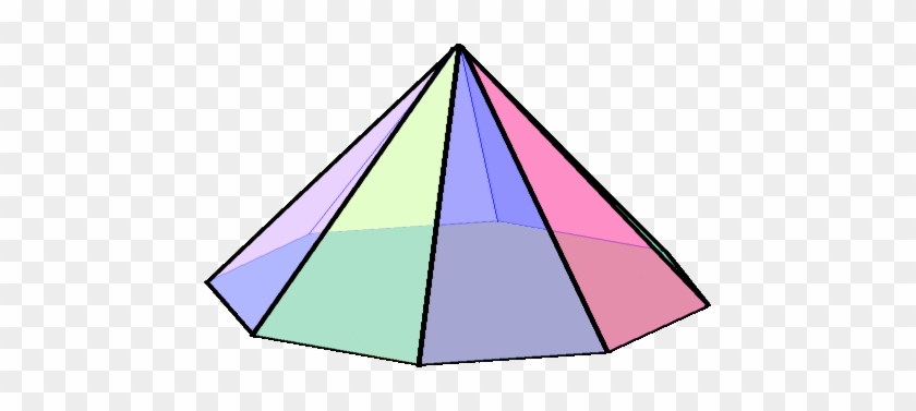 Pyramid Clipart Octagonal - Octagonal Based Pyramid #835528