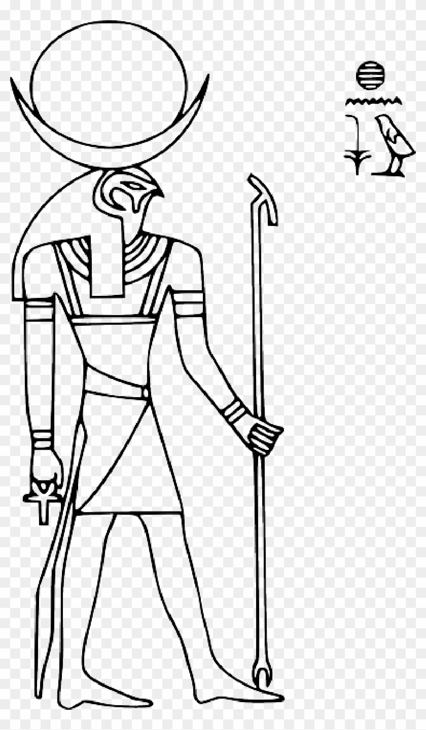 Com Images800 Egypt Sign Symbol Figure Hieroglyph Hieroglyphic - Draw Ra Egyptian God #835574
