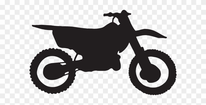 Motocross Clipart Transparent - Decal Dirt Bike Silhouette #835641