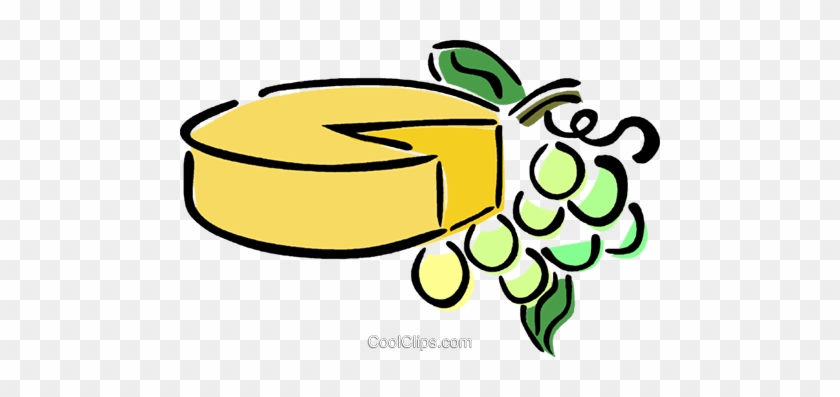 Grapes Clipart Illustration - Cheese And Grapes Clip Art #835677