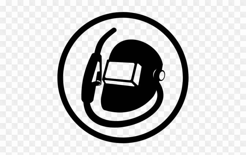 Welder Icon - Welding Helmet Vector #835709