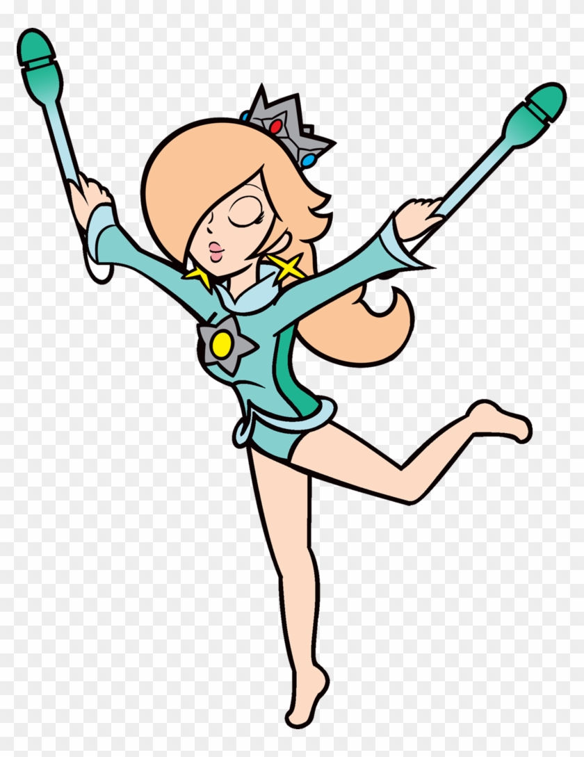 Download Rosalina Rio 2016 Gymnast - Princess Peach Vector ...