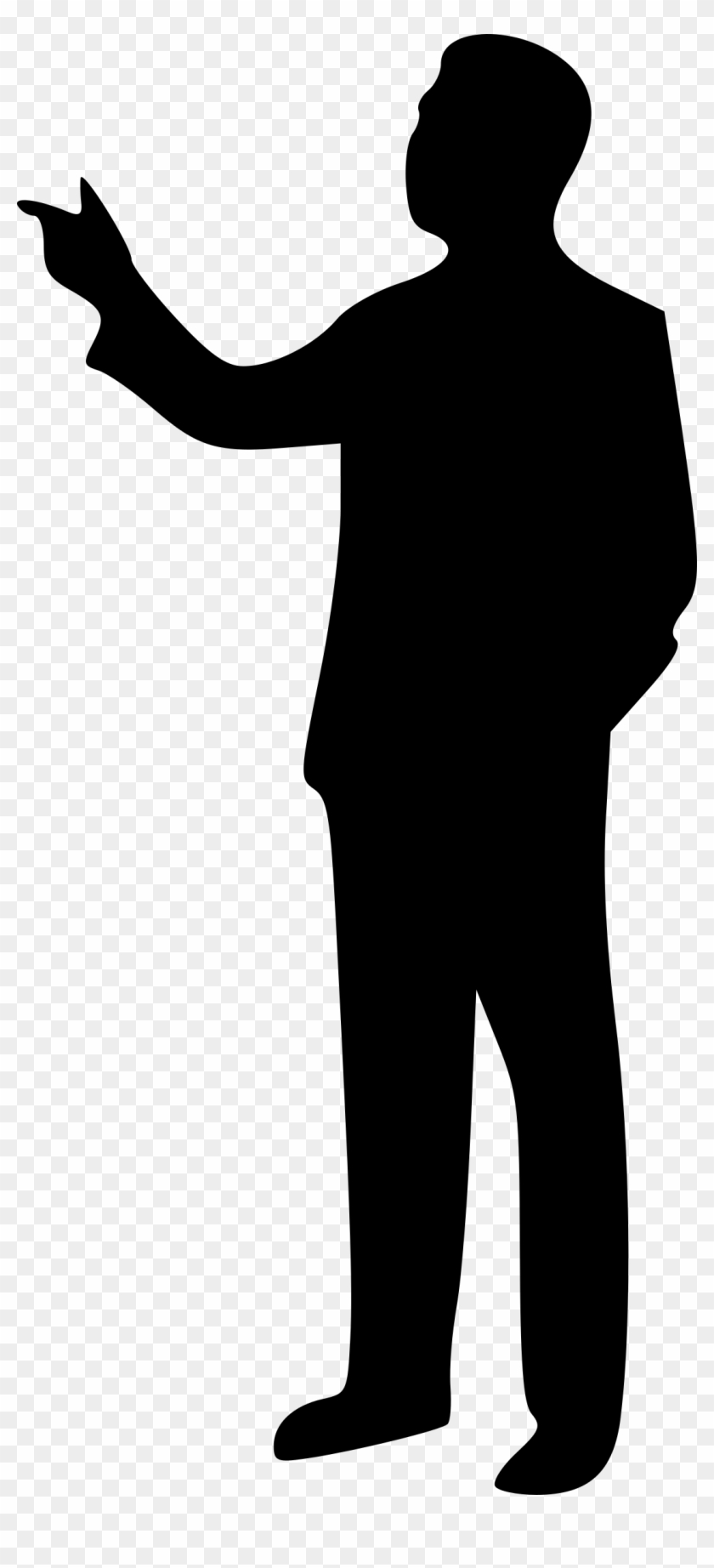 Clipart Man Pointing - Guy Pointing Clipart #835883