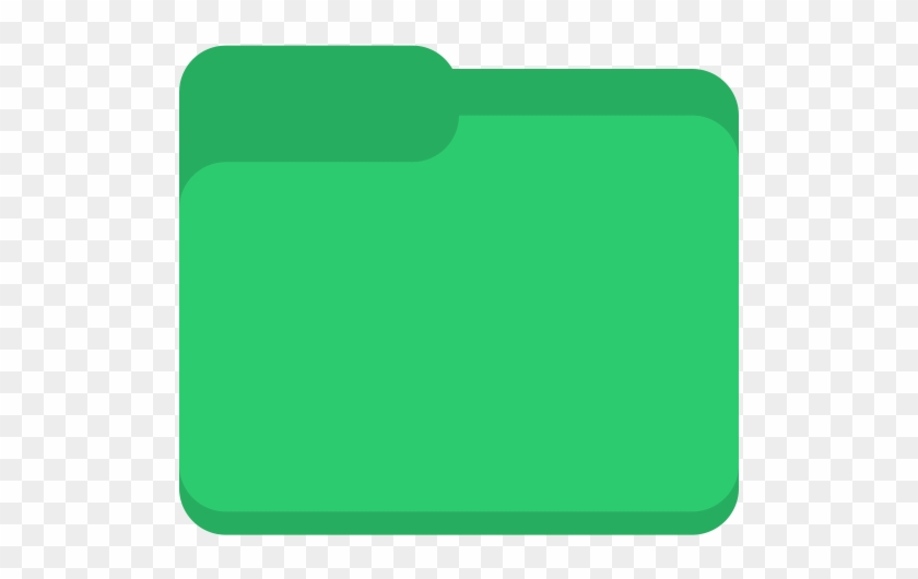 Folder Icon - Light Green Folder Icon #835995
