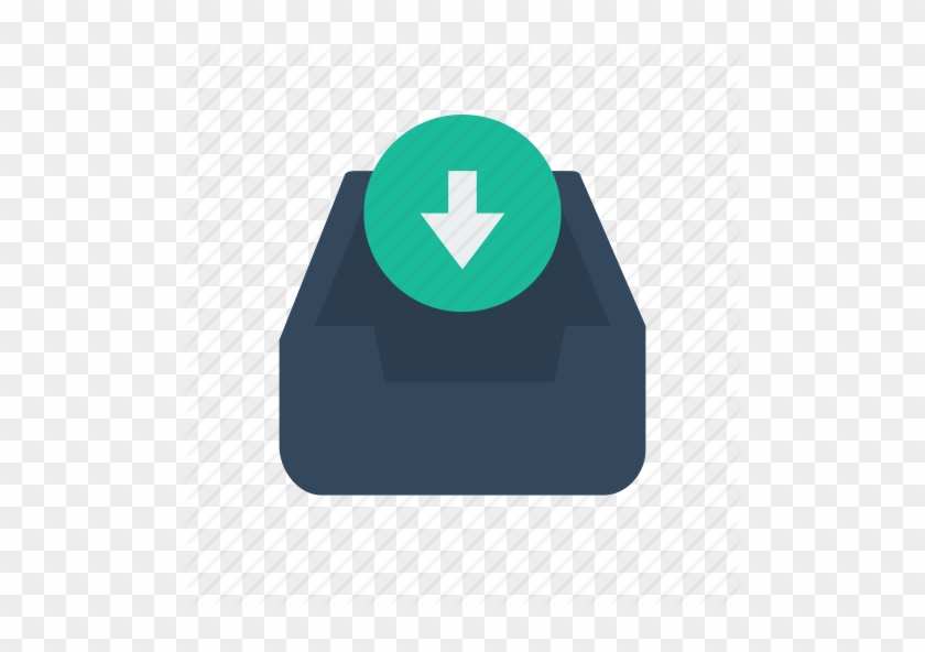 Free Technology Icons - Inbox Icon Flat #836000