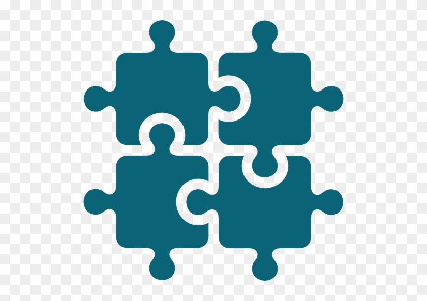 Supply Chain Icon Collaboration - Puzzle Vector Logo Png #836015