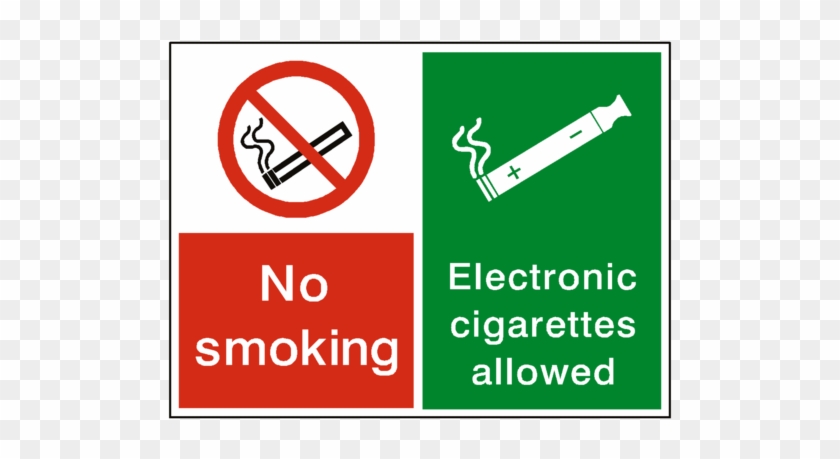No Smoking Electronic Cigarettes Permitted Sign - No Smoking On These Premises Signs #836037