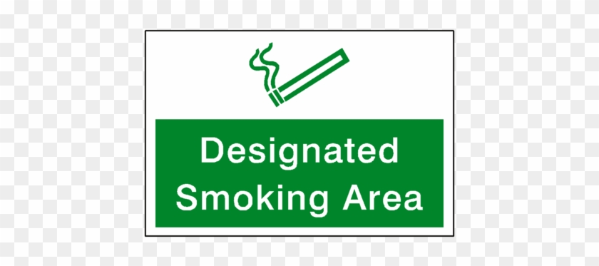 Designated Smoking Area Sign - Designated Smoking Area Sign #836040