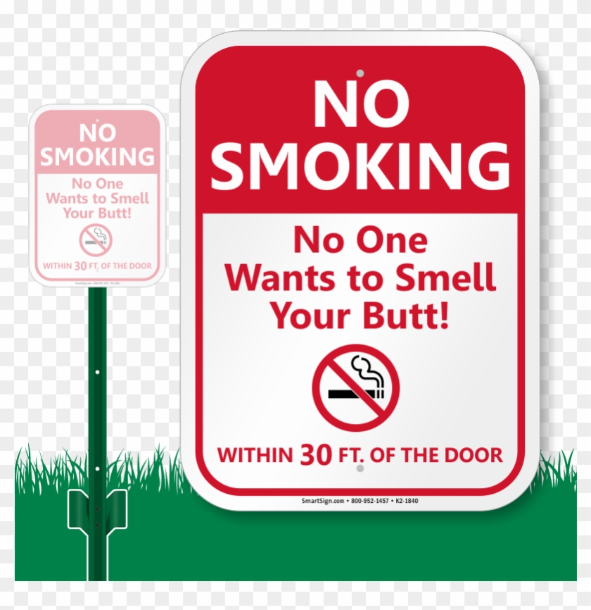 Free Funny No Smoking Signs - No Smoking In School #836050