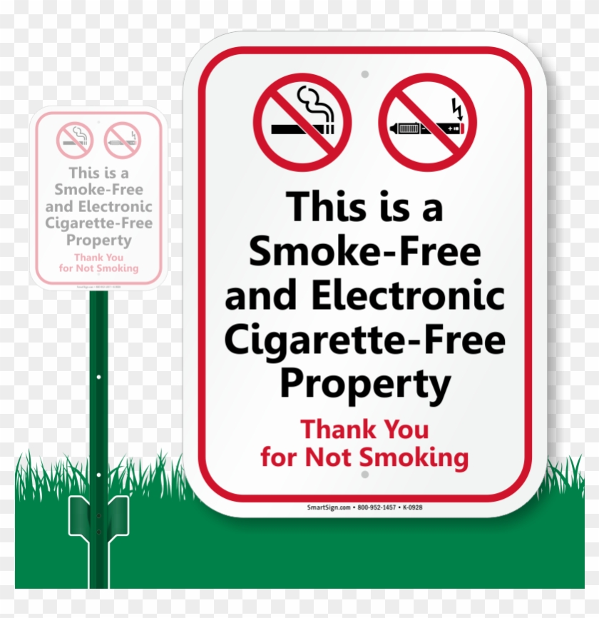 Zoom, Price, Buy - Smoke Free Property Sign #836058