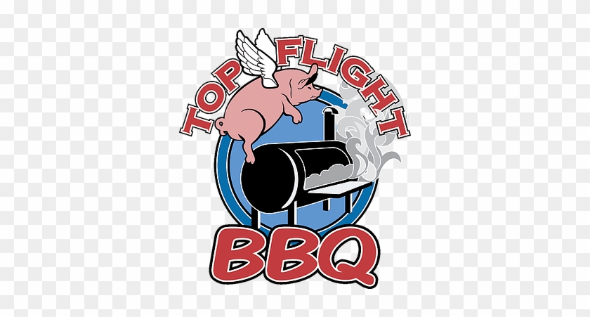 Top Flight Bbq Logo - Top Flight Bbq Logo #836066