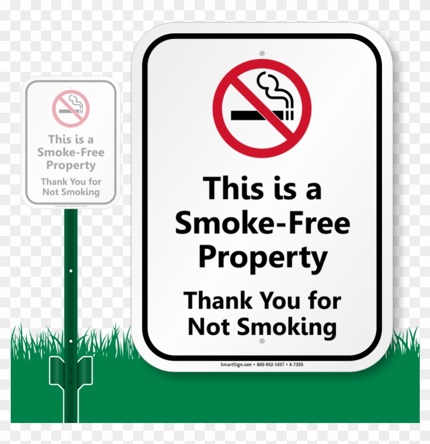Zoom, Price, Buy - Smoke Free Campus Signs #836071