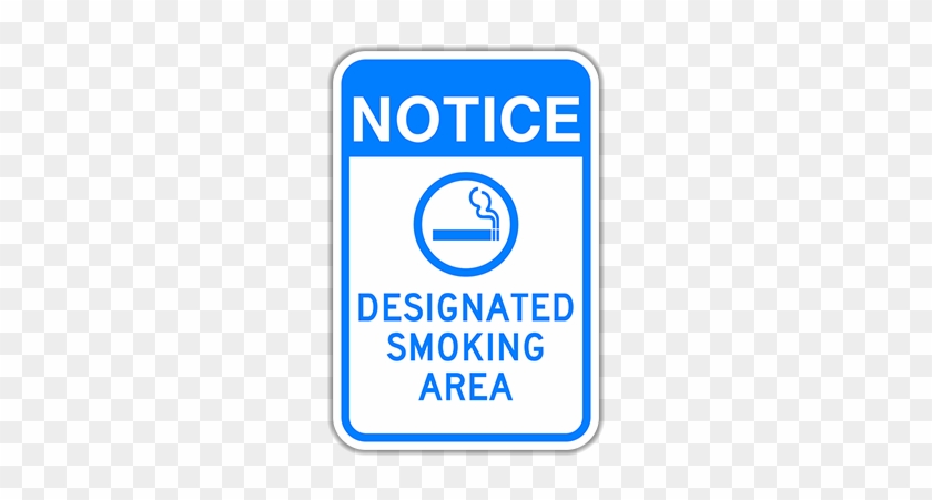 Dsa Designated Smoking Area - No Loitering Permitted In Parking Areas Sign, 18" X #836098