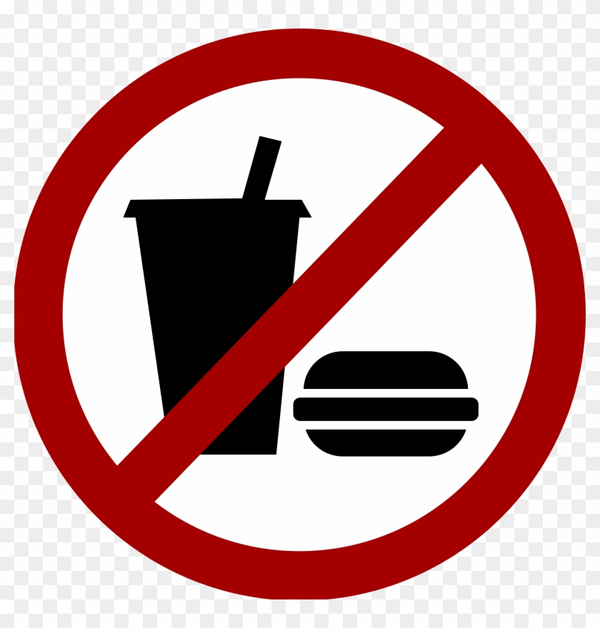No Food Or Drinks Clipart - No Wifi Icon Png #836106
