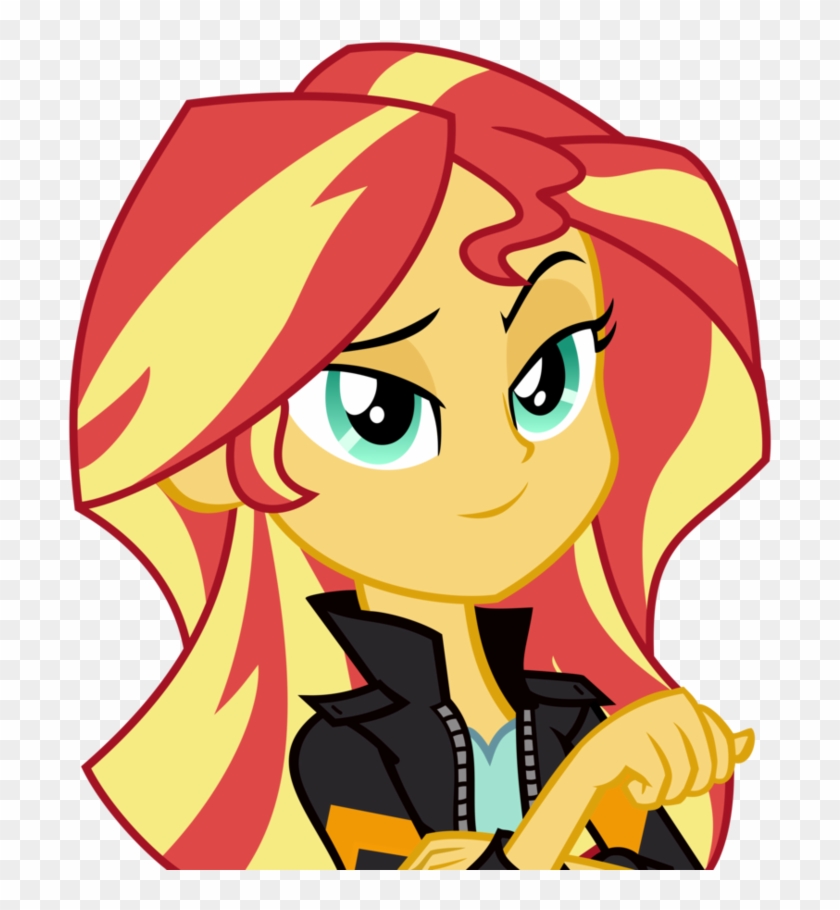 Sunset Shimmer Smirk By Mlpcompilation - Mlp Eg Sunset Shimmer Smirk #836337