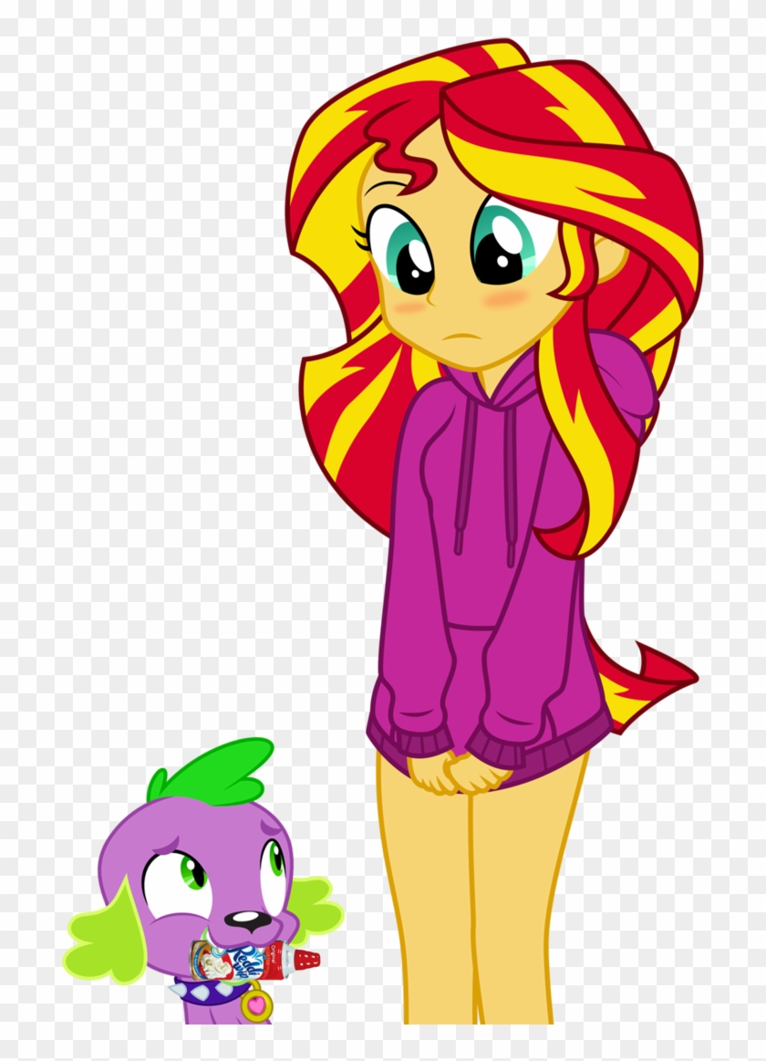 Oh Sunset, I Got A Special Gift For Ya By Titanium - Equestria Girls Photoshop #836347