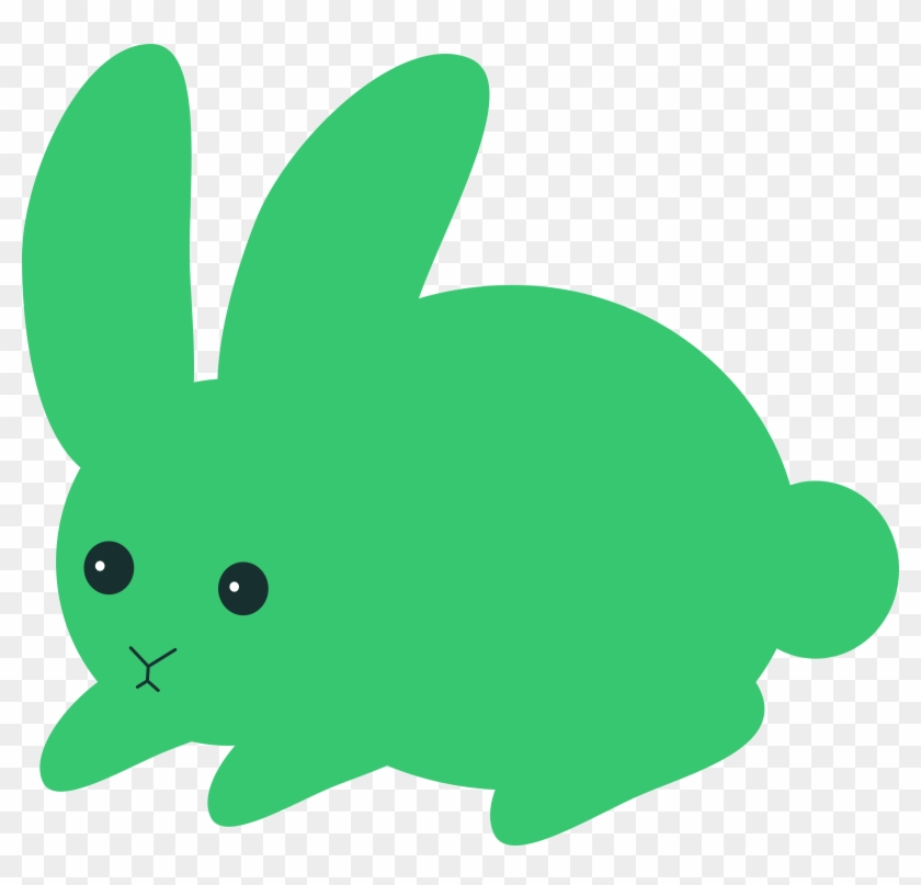 Big Image - Green Rabbit Clipart #836361
