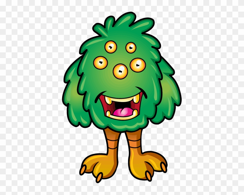 Green Eyes Clipart Animated - Silly Monster Clip Art #836422