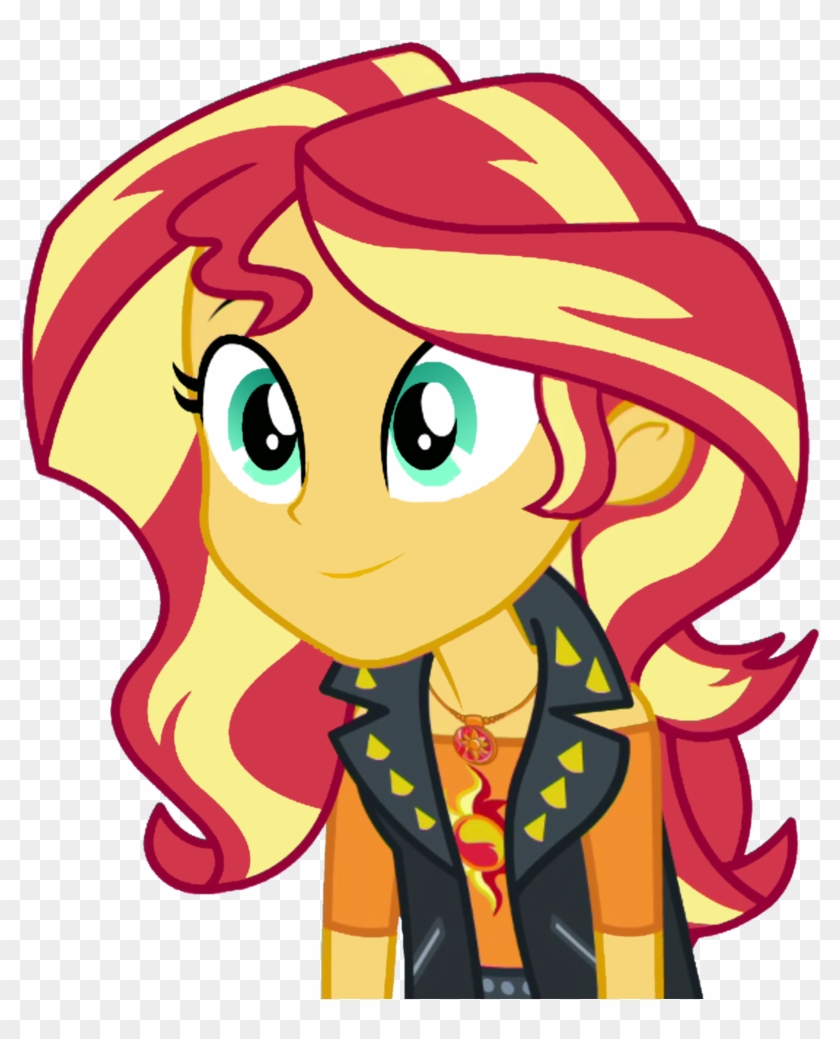 [vector] Sunset Shimmer Glared By Thebarsection - My Little Pony Equestria Girls Sunset Shimmer #836483